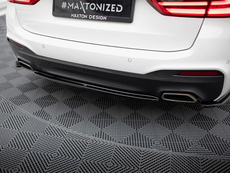 Maxton Design BMW 5 Series Touring G31 M-Pack full body kit with front bumper, side skirts, and rear diffuser on a white car
