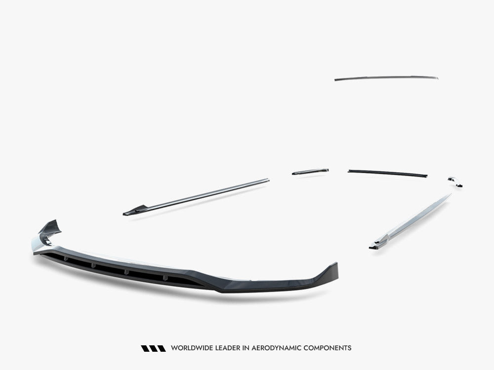 Maxton Design BMW 5 Series Touring G31 M-Pack full body kit, including front and rear bumpers, side skirts, in black finish.