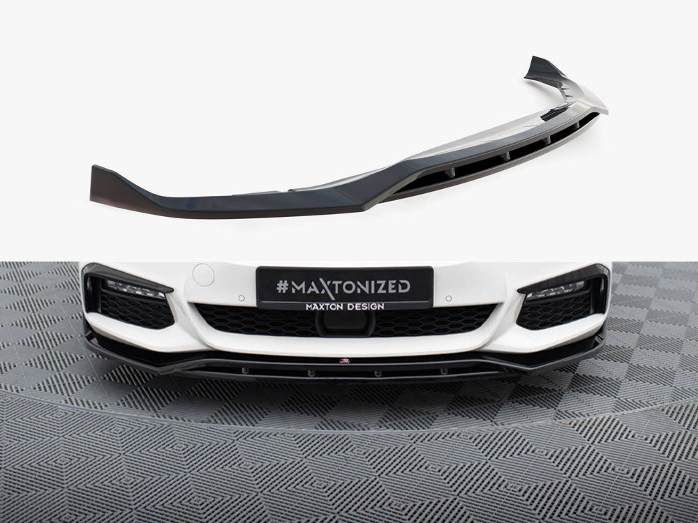 Maxton Design BMW 5 Series Touring G31 M-Pack full body kit with front splitter, side skirts, and rear diffuser in black.