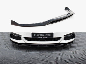 Maxton Design BMW 5 Series Touring G31 M-Pack full body kit with front splitter, side skirts, and rear diffuser in black.