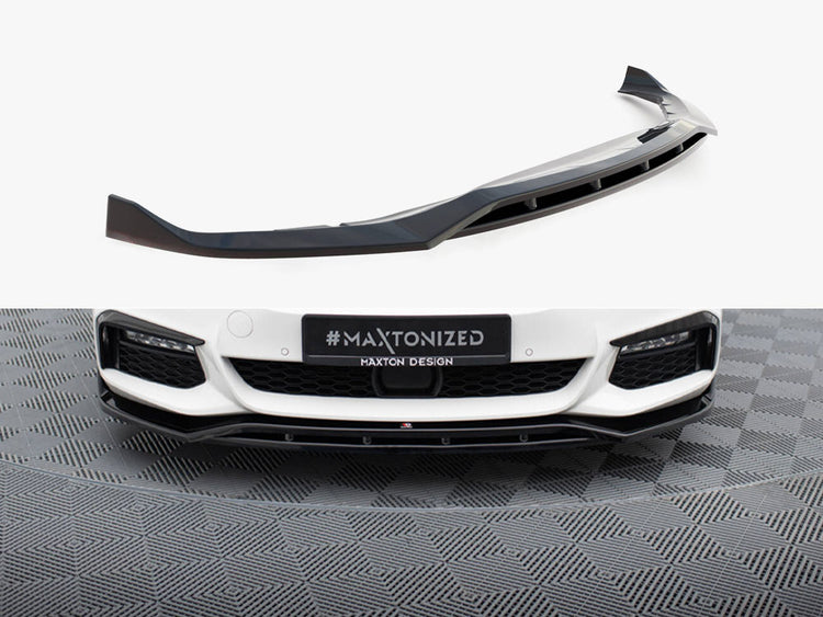 Maxton Design BMW 5 Series Touring G31 M-Pack full body kit with front splitter, side skirts, and rear diffuser in black.
