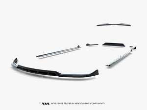 Maxton Design Chrysler 300 Mk2 full body kit with aerodynamic body styling parts in black, designed for improved performance and appearance.