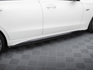 Maxton Design Mercedes-Benz C AMG-Line W206 side skirts and diffusers, body styling accessories for AMG 43 model, black finish
