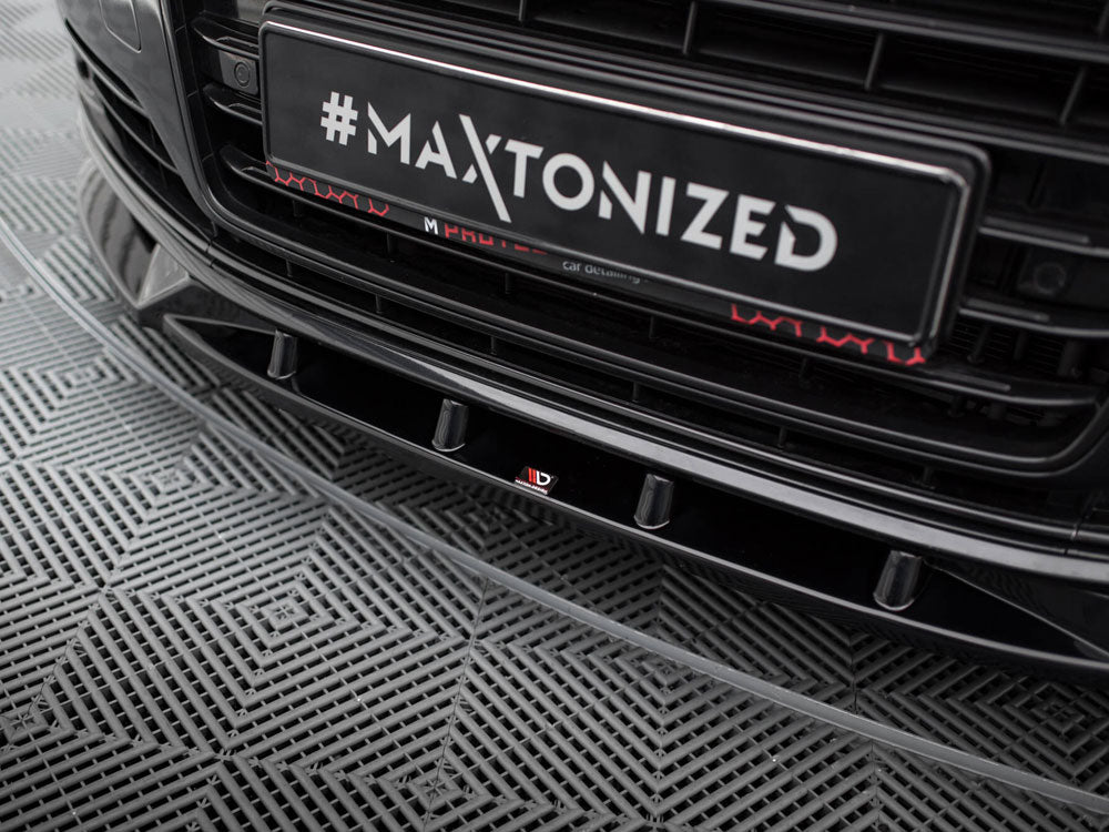 Maxton Design full body kit for Audi A8 Long D4 Facelift, including front and rear bumpers, side skirts, and styling enhancements.