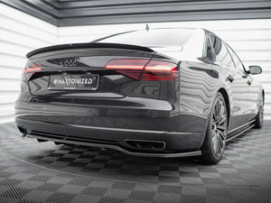 Maxton Design Audi A8 D4 facelift full body kit including front and rear bumper styling, in high-quality finish.