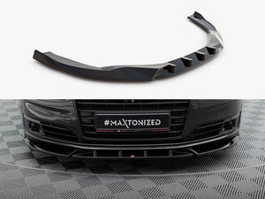 Maxton Design full body kit for Audi A8 Long D4 facelift, featuring front and rear bumper enhancements and side skirts.