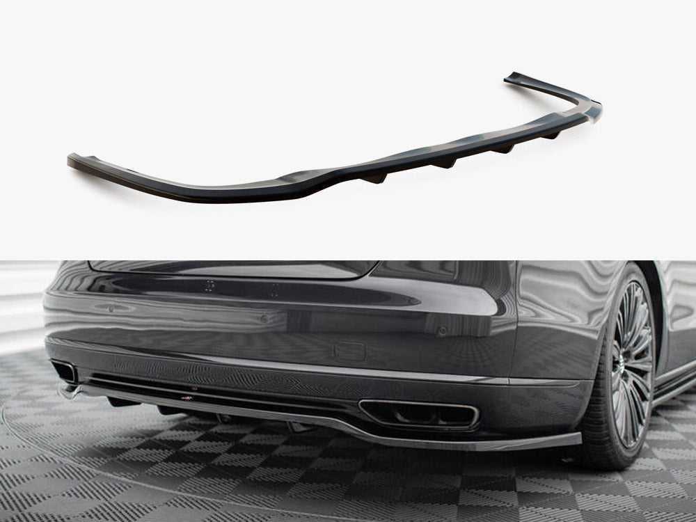 Full body kit for Audi A8 Long D4 Facelift from Maxton Design, including front bumper, side skirts, and rear diffuser.
