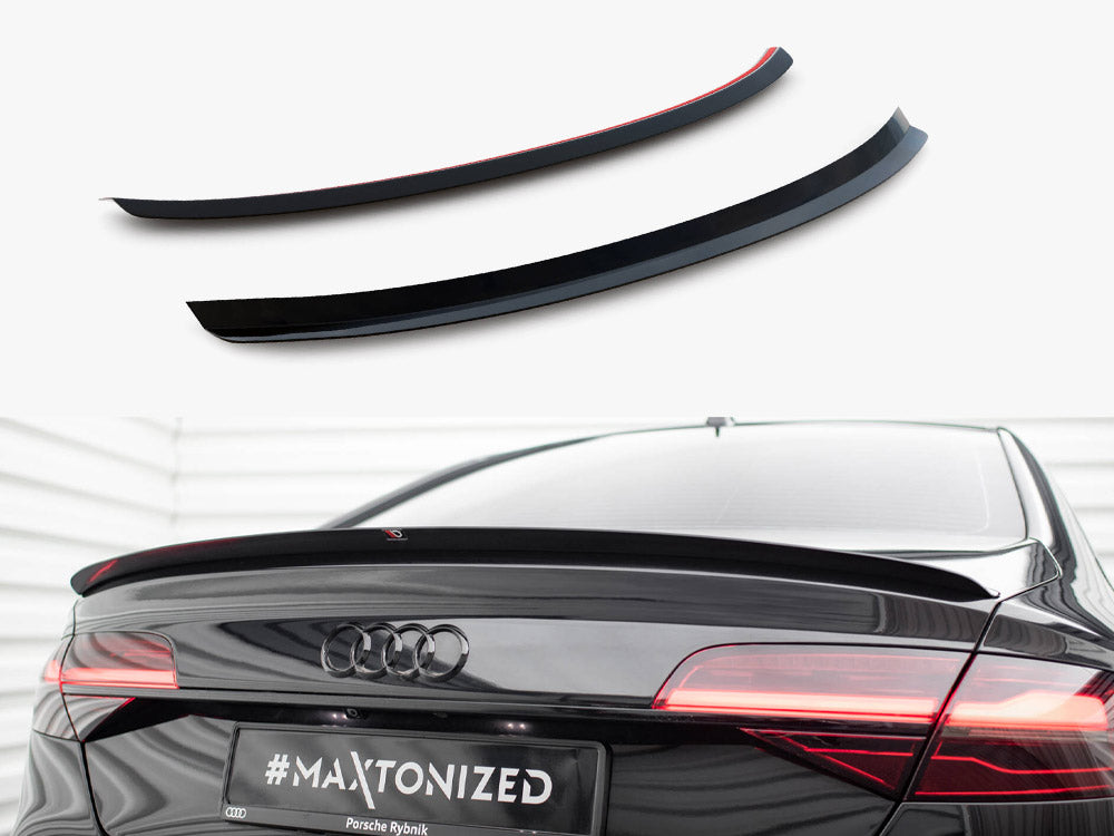 Maxton Design full body kit for Audi A8 Long D4 Facelift, includes front bumper, side skirts, and rear diffuser for stylish enhancement.