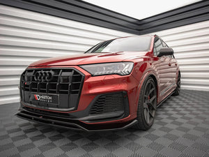Maxton Design full body kit set for Audi SQ7 Mk2 facelift, includes front and rear body styling components with sleek design elements.