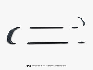 Maxton Design Audi SQ7 Mk2 (4M) facelift full body kit set, including front and rear bumper extensions and side skirts, styled for Audi SQ7.