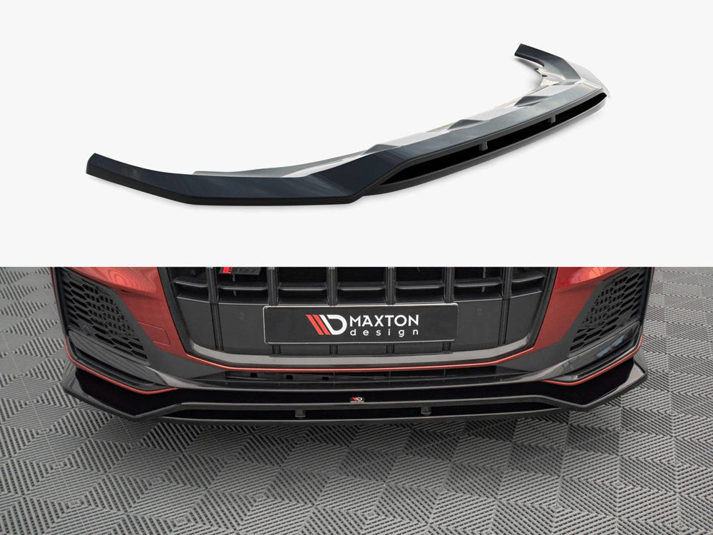 Maxton Design full body kit set for Audi SQ7 Mk2 facelift, includes styling and body enhancements in a sleek black finish.