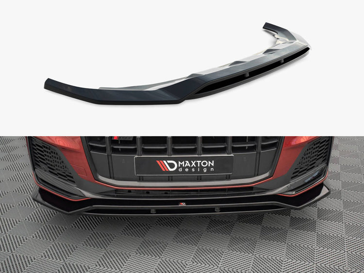 Maxton Design full body kit set for Audi SQ7 Mk2 facelift, includes styling and body enhancements in a sleek black finish.