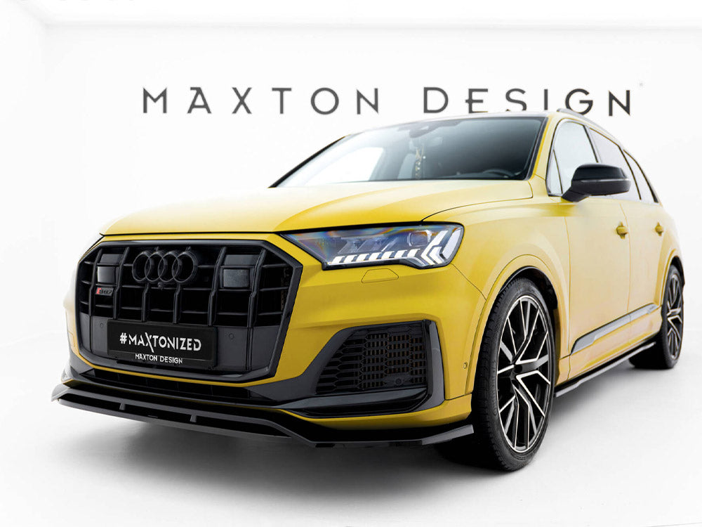 Maxton Design full body kit set for Audi SQ7 Mk2 (4M) facelift, includes front bumper, side skirts, and rear diffuser, styled for performance.