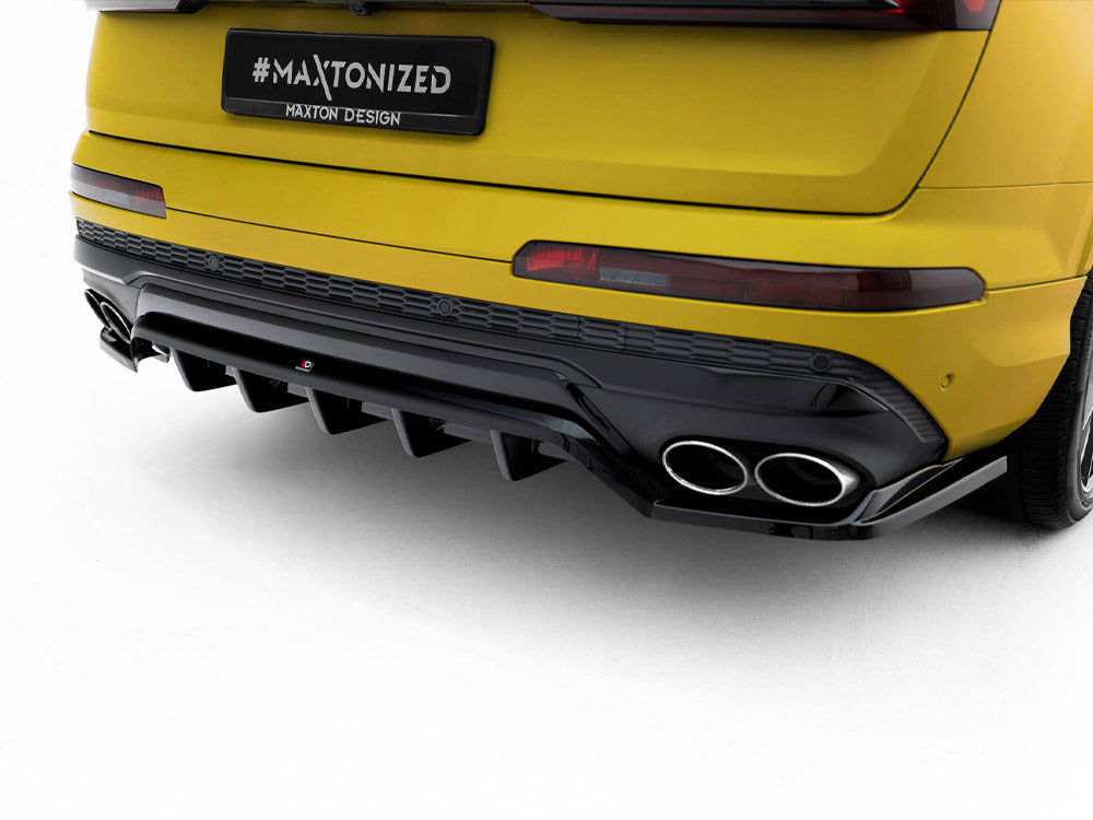 Maxton Design full body kit set for Audi SQ7 Mk2 facelift, including front and rear bumpers, side skirts, and styling components.