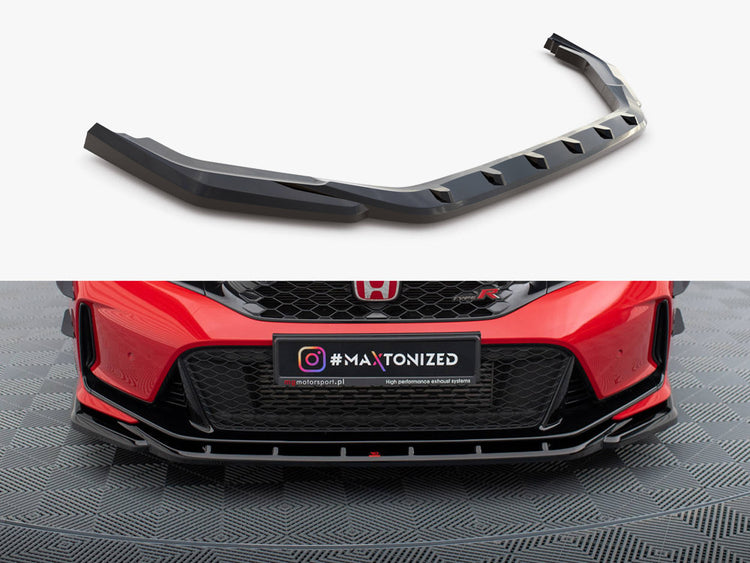 Maxton Design Front Splitter V.3 Honda Civic Type-R Mk 11 - Wayside Performance 