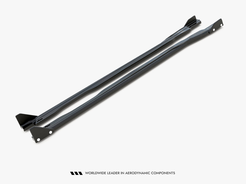Maxton Design Side Skirts Diffusers V.1 + Flaps Honda Civic Type-R Mk 11 - Wayside Performance 