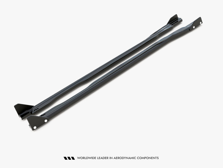 Maxton Design Side Skirts Diffusers V.1 + Flaps Honda Civic Type-R Mk 11 - Wayside Performance 