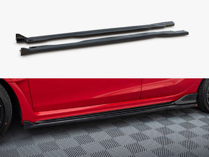 Maxton Design Side Skirts Diffusers V.2 Honda Civic Type-R Mk 11 - Wayside Performance 