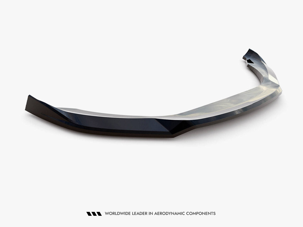 Maxton Design front splitter V.1 for Maserati Ghibli Mk3 Facelift, body and styling accessory, black aerodynamic car part
