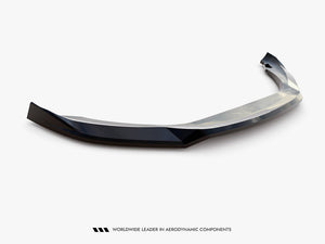 Maxton Design front splitter V.1 for Maserati Ghibli Mk3 Facelift, body and styling accessory, black aerodynamic car part