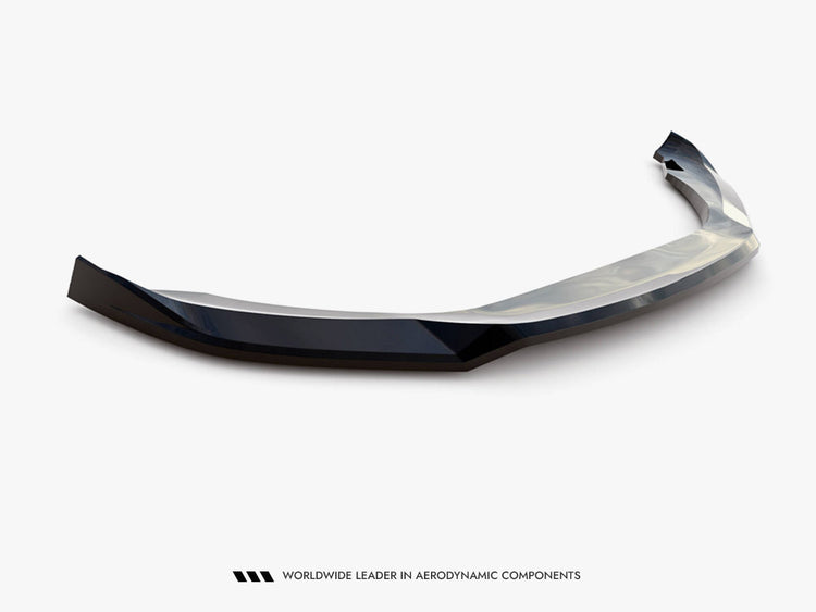 Maxton Design front splitter V.1 for Maserati Ghibli Mk3 Facelift, body and styling accessory, black aerodynamic car part