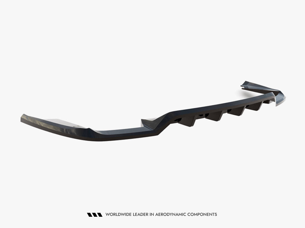 Maxton Design Maserati Ghibli Mk3 Facelift rear central splitter with vertical bars, body and styling accessory by MAXTON® DESIGN.