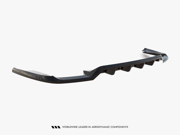 Maxton Design Maserati Ghibli Mk3 Facelift rear central splitter with vertical bars, body and styling accessory by MAXTON® DESIGN.