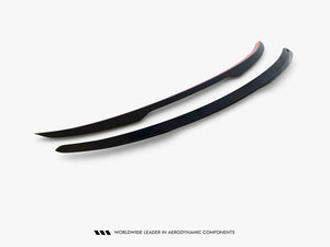 Maxton Design Kia EV6 GT-Line Mk1 lower spoiler for body and styling, shown installed on the vehicle in a natural outdoor setting.
