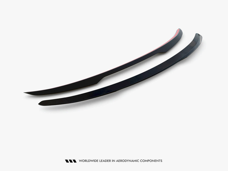 Maxton Design Kia EV6 GT-Line Mk1 lower spoiler for body and styling, shown installed on the vehicle in a natural outdoor setting.