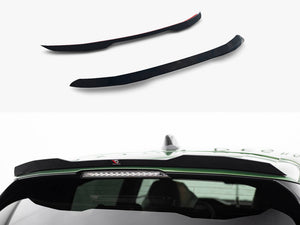 Maxton Design Peugeot 308 GT Mk3 hatchback spoiler in black, made for sporty car styling and enhanced aerodynamics.