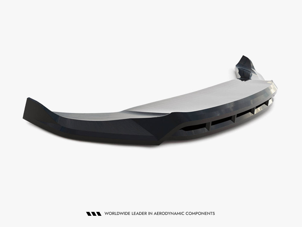 Maxton Design front splitter for Maserati Grecale GT and Modena Mk1, body and styling accessory, black aerodynamic car part