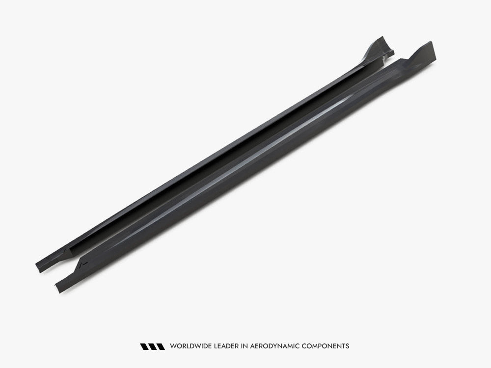 Maxton Design Maserati Grecale GT side skirts and diffusers for Modena Mk1, body styling accessories in black finish.