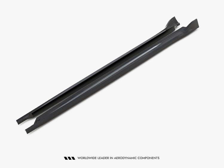 Maxton Design Maserati Grecale GT side skirts and diffusers for Modena Mk1, body styling accessories in black finish.
