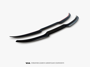 Maxton Design spoiler CAP for Maserati Levante Mk1, body & styling accessory, shown on car with close-up of spoiler detail.