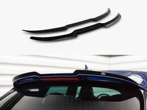 Maxton Design Maserati Levante Mk1 spoiler body styling part in black with aerodynamic design, mounted on vehicle.