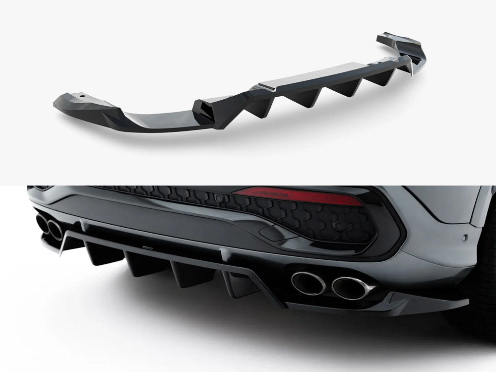 Maxton Design Rear Splitter (Vertical Bars) Audi SQ5 Sportback / SUV Mk3