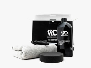 Maxtonizer Detailer for Splitters by MAXTON® DESIGN shown on a car splitter, highlighting its precision and sleek design.