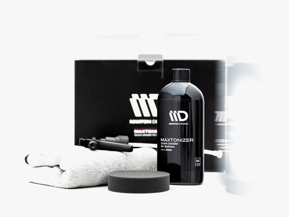 MAXTON® DESIGN Maxtonizer splitters detailer tool with textured surface for precise aerodynamic enhancements.