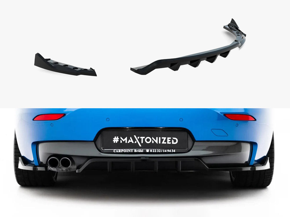Maxton Design Rear Splitter (Vertical Bars) V.2 BMW Z4 M-Pack E89 Facelift