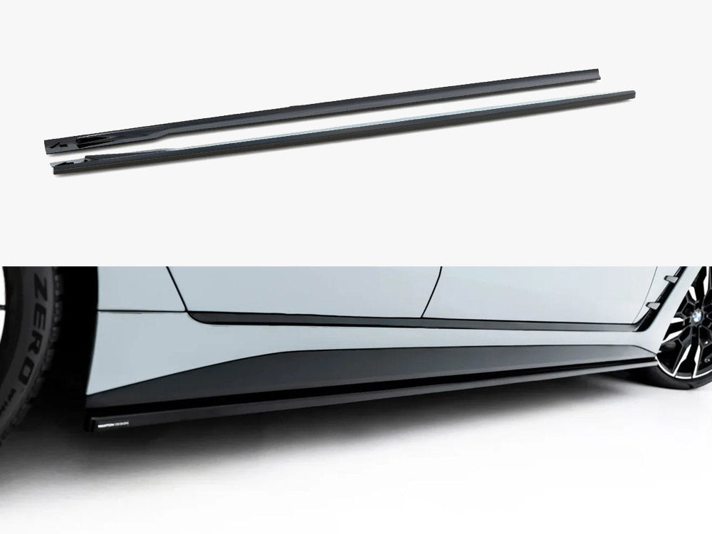 Maxton Design Side Skirts Diffusers V.1 BMW 4 Gran Coupe M-Pack / M440i G26