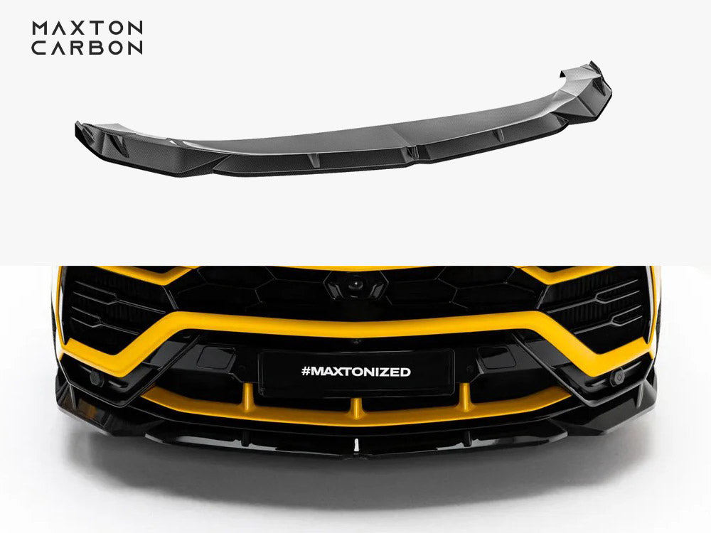 Maxton Design Prepreg Carbon Fiber Front Splitter Lamborghini Urus Mk1