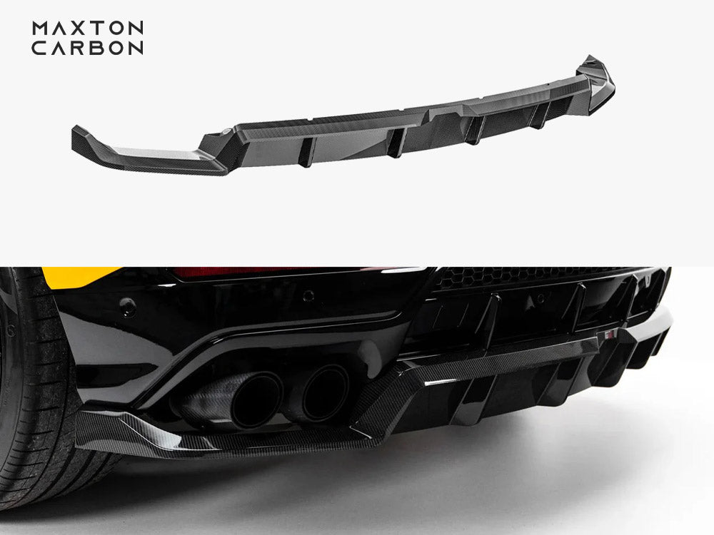 Maxton Design Prepreg Carbon Fiber Rear Splitter (Vertical Bars) Lamborghini Urus Mk1