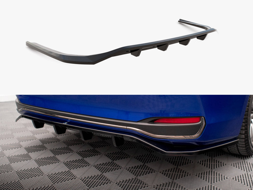 Maxton Design Central Rear Splitter (Vertical Bars) Lexus ES F Sport Mk7