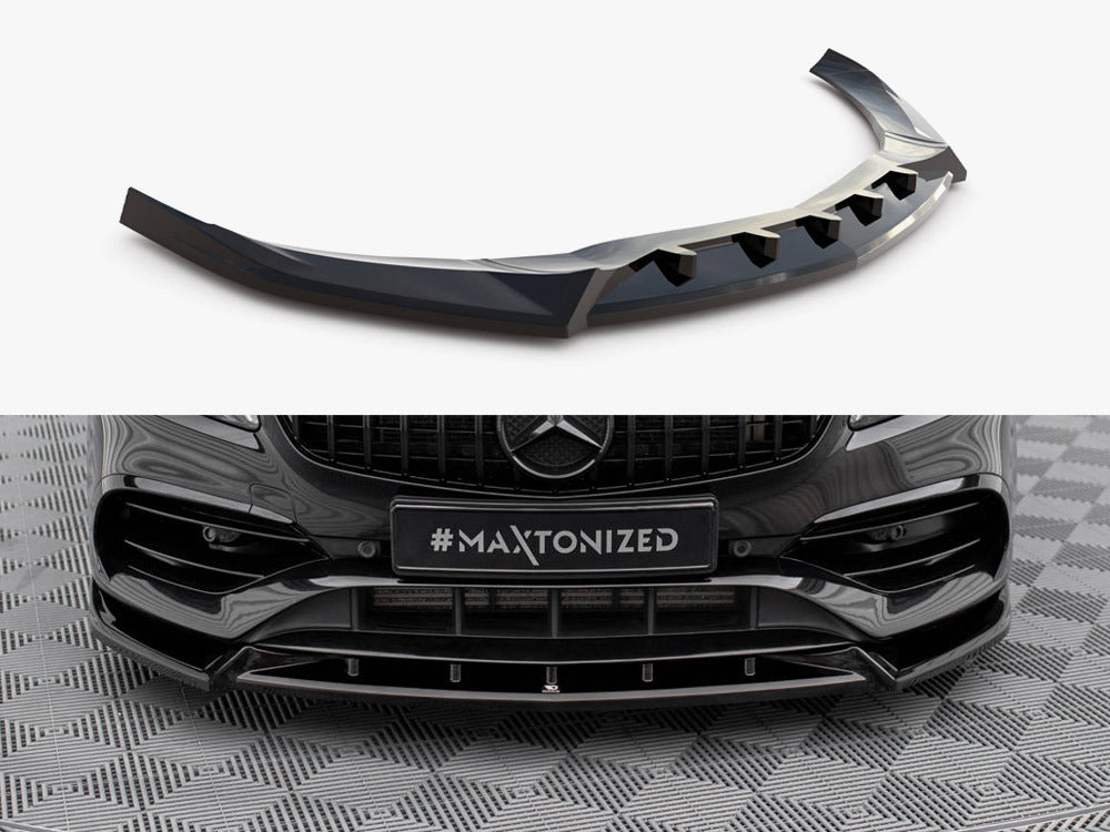 Maxton Design Front Splitter V.2 Mercedes-Benz A AMG-Line W176 Facelift
