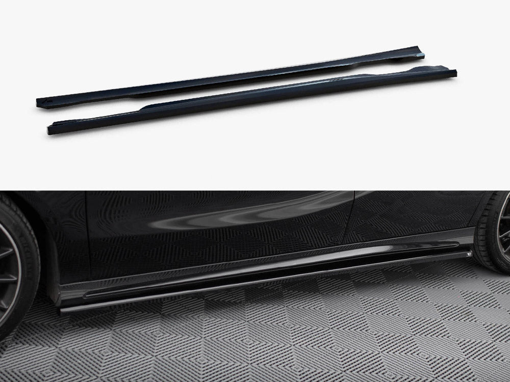 Maxton Design Side Skirts Diffusers Mercedes-Benz A AMG-Line W176 Facelift