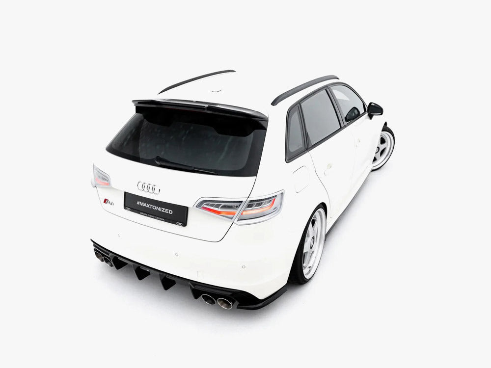 Maxton Design Spoiler CAP 3D Audi S3 / A3 S-Line Sportback / Hatchback 8V