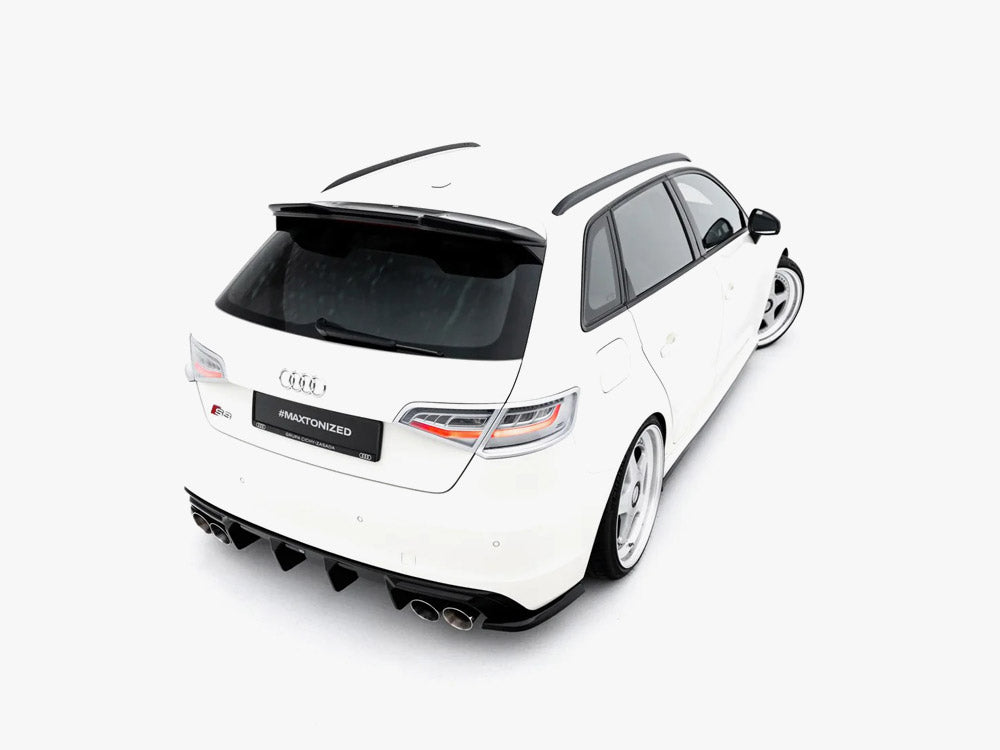 Maxton Design Spoiler CAP 3D Audi S3 / A3 S-Line Sportback / Hatchback 8V
