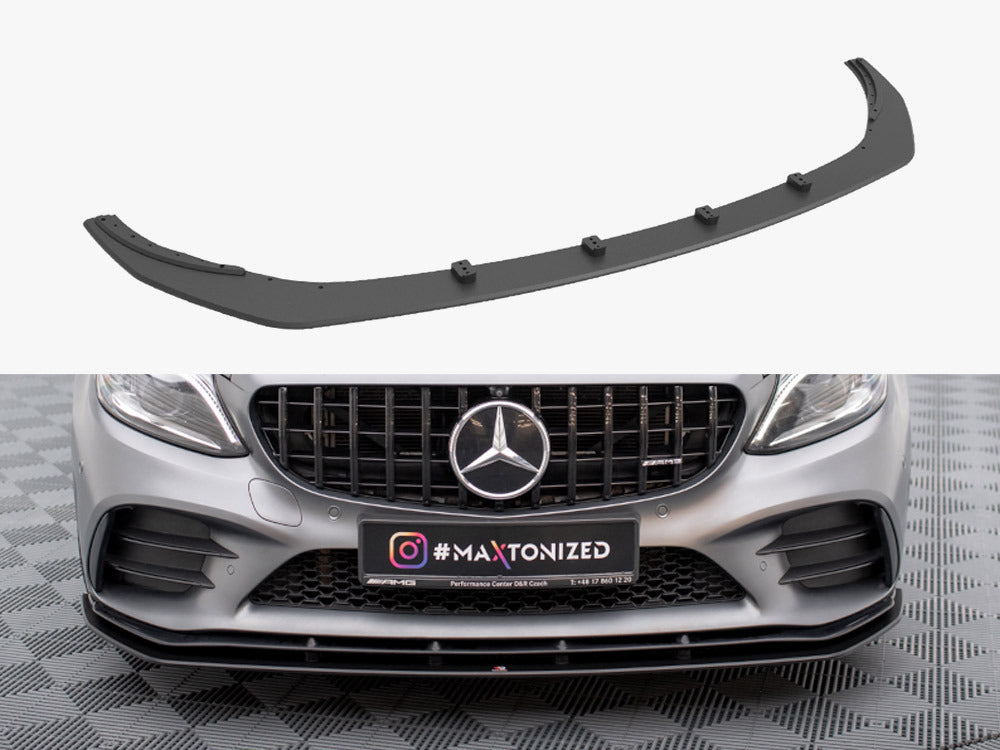 Maxton Design Street PRO Front Splitter Mercedes-AMG C43 Coupe / Cabrio C205 Facelift / A205 Facelift