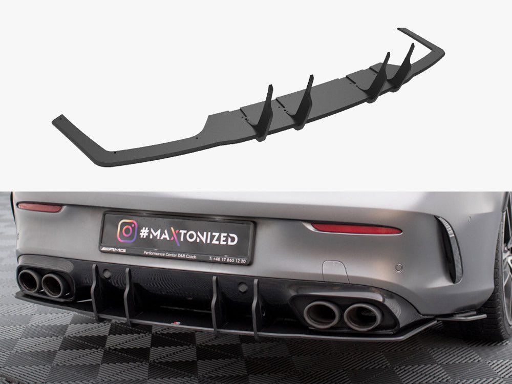 Maxton Design Street PRO Rear Diffuser Mercedes-AMG C43 Coupe / Cabrio C205 Facelift / A205 Facelift