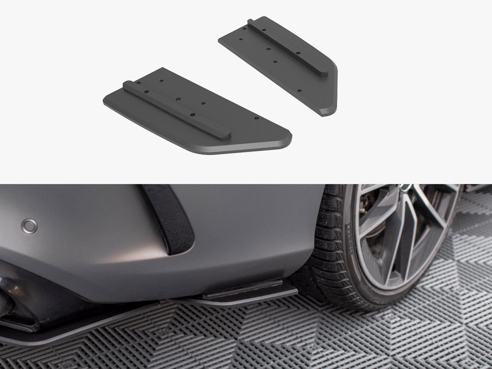 Maxton Design Street Pro Rear Side Splitters Mercedes-AMG C43 Coupe / Cabrio C205 Facelift / A205 Facelift